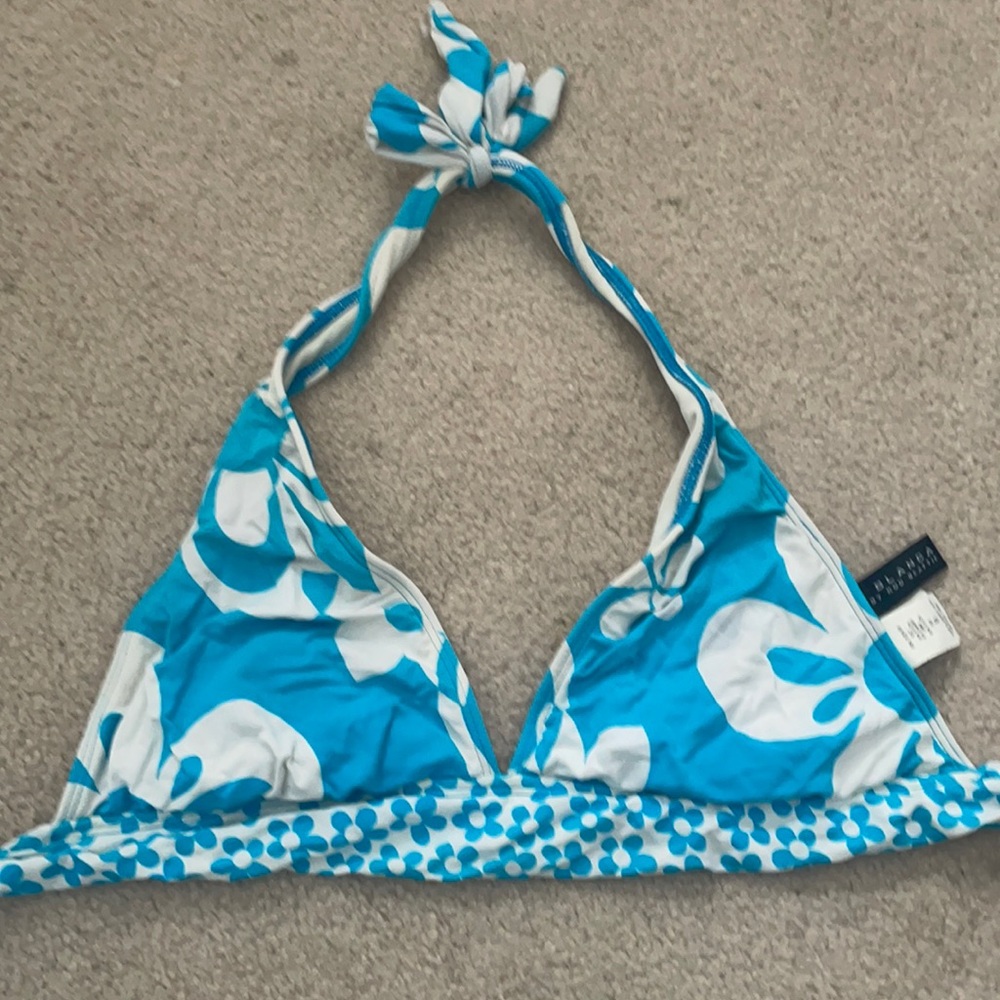 Blue Floral Bikini